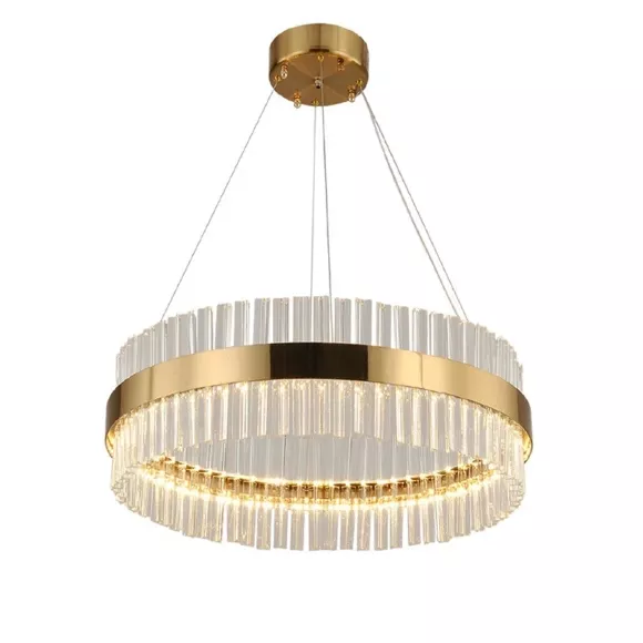 Подвесная люстра Delight Collection Saturno D8532P/R600 gold, Золото, Прозрачный, Металл