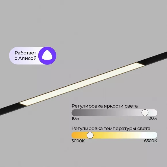 Трековый магнитный светильник Hesby Lighting ElDeko HSBL_0236, 3000-6500, От теплого до холодного Трековый магнитный светильник Hesby Lighting ElDeko HSBL_0236, 3000-6500, От теплого до холодного