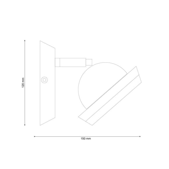 Светодиодный спот Lucia Tucci Natura Natura W071.1, LED, 5W, хром