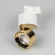 Трековый трехфазный светильник Arlight SP-PLURIO-TRACK-4TR-R77-9W Day4000 (WH-BRS, 36 deg, 230V) (IP20 Металл) 038100, Нейтральный белый, >90