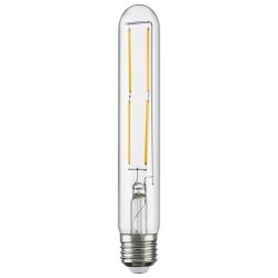 Лампа светодиодная филаментная Lightstar LED Filament E27 6W 4000K трубчатая прозрачная 933904