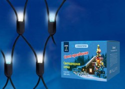 Уличная светодиодная гирлянда (UL-00005485) Uniel сетка 220V бело-синий ULD-N2015-288/SBK White-Blue IP67