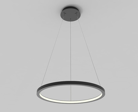 Подвесная светодиодная люстра Italline IT013-6028 black 3000K