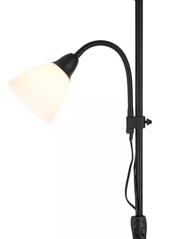 Торшер ARTSTYLE HT-759B, Черный, Белый, Металл Торшер ARTSTYLE HT-759B, Черный, Белый, Металл