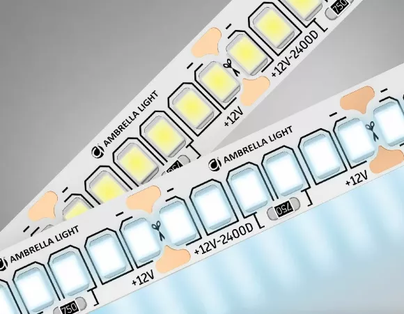 Светодиодная лента Ambrella Light LED Strip 12В 2835 19,2Вт/м 6500K 5м IP20 GS1503 Светодиодная лента Ambrella Light LED Strip 12В 2835 19,2Вт/м 6500K 5м IP20 GS1503