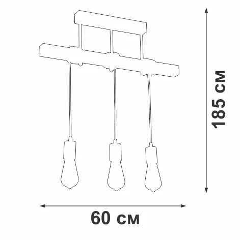 Подвесной светильник Vitaluce V2860-1/3PL Подвесной светильник Vitaluce V2860-1/3PL