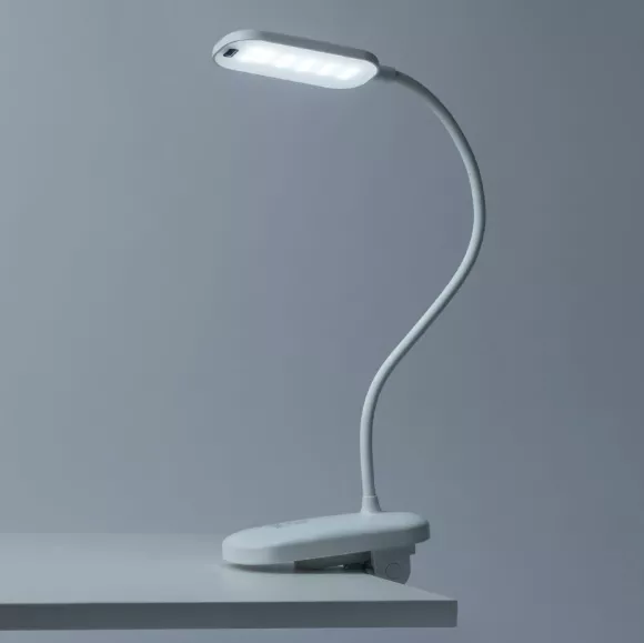 Настольная аккумуляторная лампа Эра NLED-525-6W-W Б0068589, Белый, От теплого до холодного, Пластик, вид сбоку Настольная аккумуляторная лампа Эра NLED-525-6W-W Б0068589, Белый, От теплого до холодного, Пластик, вид сбоку
