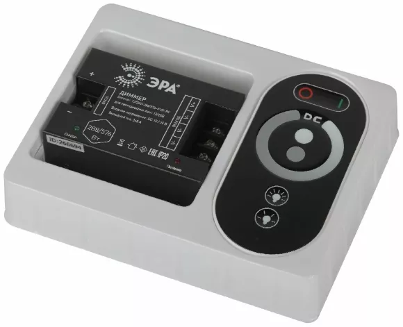 Диммер Эра Dimmer-12/24V-288/576-IP20-RF Б0061115 Диммер Эра Dimmer-12/24V-288/576-IP20-RF Б0061115