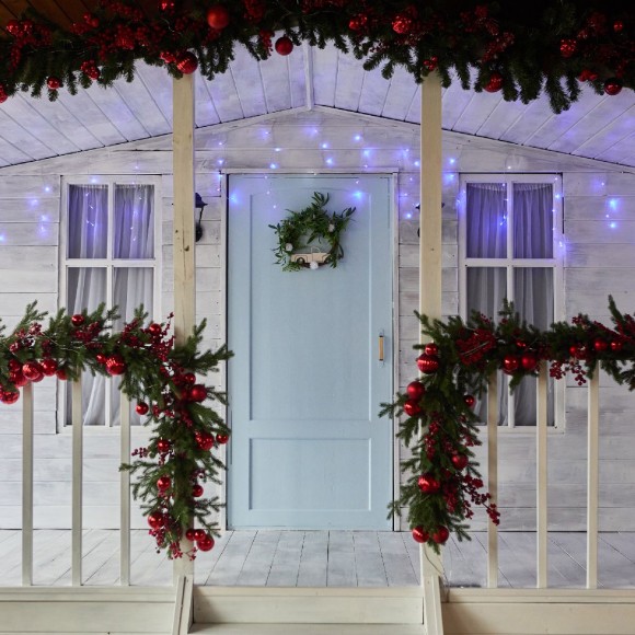 Уличная гирлянда Uniel ULD-B25006-440/TTK BLUE-WHITE IP44 UL-00010939