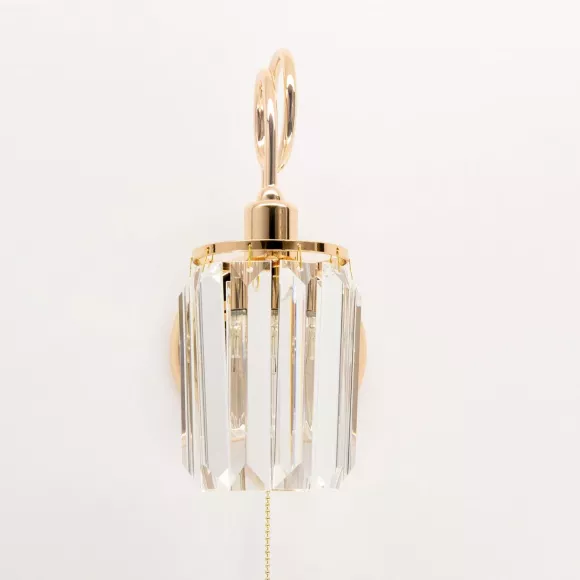 Бра Citilux Синди CL330312, Золото, Прозрачный, Металл, крупный план Бра Citilux Синди CL330312, Золото, Прозрачный, Металл, крупный план