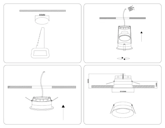 Точечный светильник Ambrella Light Techno Spot TN6754, крепление Точечный светильник Ambrella Light Techno Spot TN6754, крепление