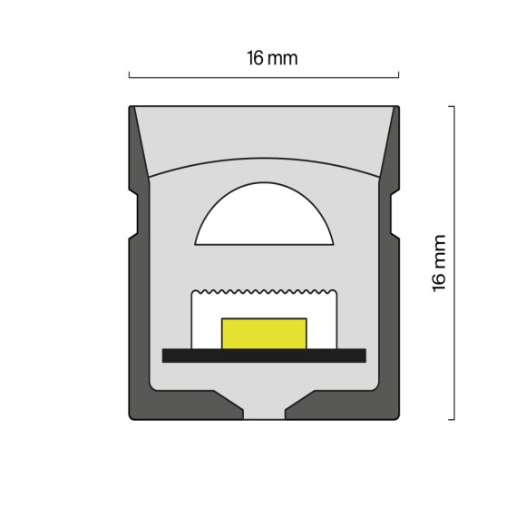 Гибкий неон Maytoni Led strip 24В 10Вт/м 3000K 10м IP67 432016