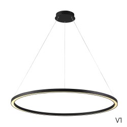 Подвесная люстра с пультом управления Crystal Lux Fortuna FORTUNA SP88W LED BLACK