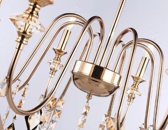 Подвесная люстра Ambrella Light Traditional TR4957, Золото, Металл, Классика стиль, декоративные элементы крупным планом Подвесная люстра Ambrella Light Traditional TR4957, Золото, Металл, Классика стиль, декоративные элементы крупным планом
