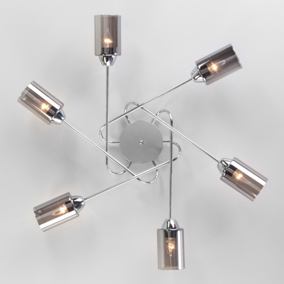 Накладная люстра Eurosvet 30167/6 хром