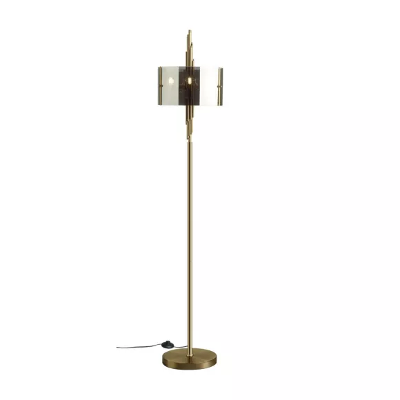 Торшер Odeon Light Margaret 4895/3F, Бронза, Серый, Металл, основание крупным планом Торшер Odeon Light Margaret 4895/3F, Бронза, Серый, Металл, основание крупным планом