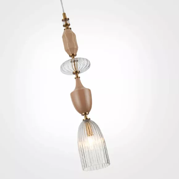 Подвесной светильник Odeon Light Terra Modern 5414/1, Бронза, Прозрачный, Металл, крупный план Подвесной светильник Odeon Light Terra Modern 5414/1, Бронза, Прозрачный, Металл, крупный план
