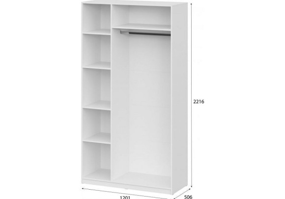 Шкаф платяной Даиго WO_607878