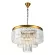 Подвесная люстра iLamp Triumph 7383/8P Brass, Бронза, Прозрачный, Металл, крупный план