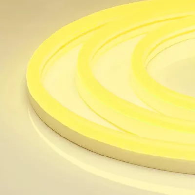 Светодиодная герметичная лента Arlight WAVE-SIDE-A120-12x25mm 230V Yellow (12 W/m, IP67, 50m, wire x2) 051937