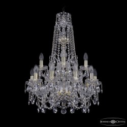 Подвесная люстра Bohemia Ivele Crystal 1411/10+5/195/XL-80/2d G