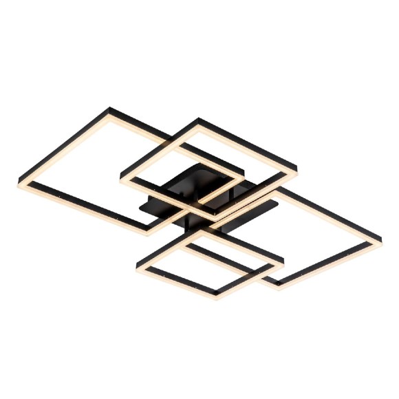 Потолочная светодиодная люстра с пультом управления LED4U L11060-4 BK