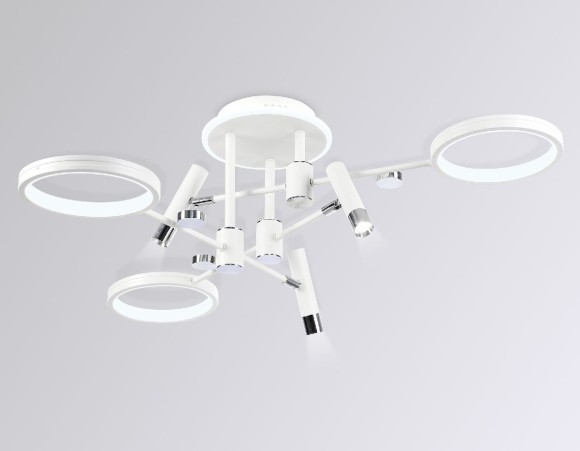 Потолочная светодиодная люстра с пультом управления Ambrella Light LineTech FL51646
