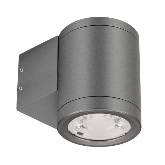 Уличный настенный светильник Arlight LGD-RAY-WALL-R65-9W Warm3000 (GR, 23 deg, 230V) (IP65 Металл) 038153(1)