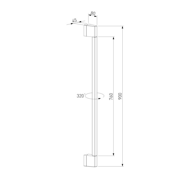 Уличный настенный светильник Elektrostandard Argos 35122/D черный 4690389219276 a072071