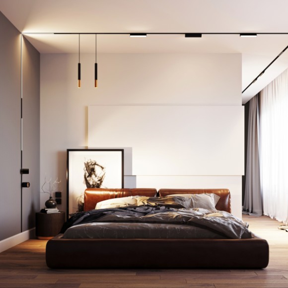 Трековый светильник для магнитного шинопровода Arlight Mag-Spot-Hang-25-R30-5W Warm3000 034244