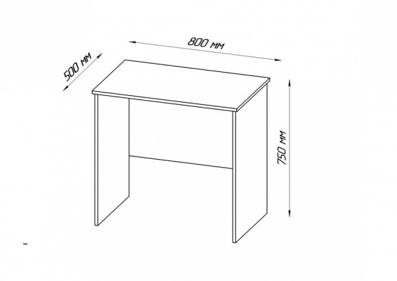 Стол письменный Кастор SHST_2.03.06.010.5