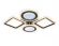 Потолочная светодиодная люстра Ambrella Light Acrylica Original FA431