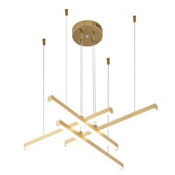 Подвесная светодиодная люстра с пультом управления Indigo Paralleli V000086L