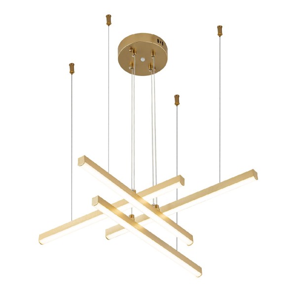 Подвесная светодиодная люстра с пультом управления Indigo Paralleli V000086L