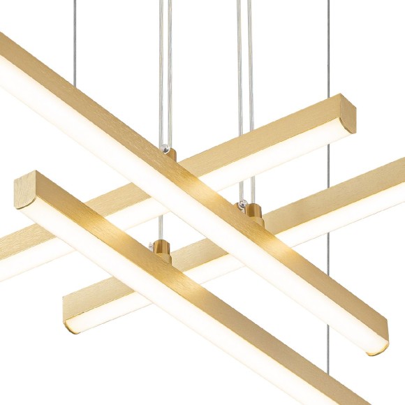 Подвесная светодиодная люстра с пультом управления Indigo Paralleli V000086L