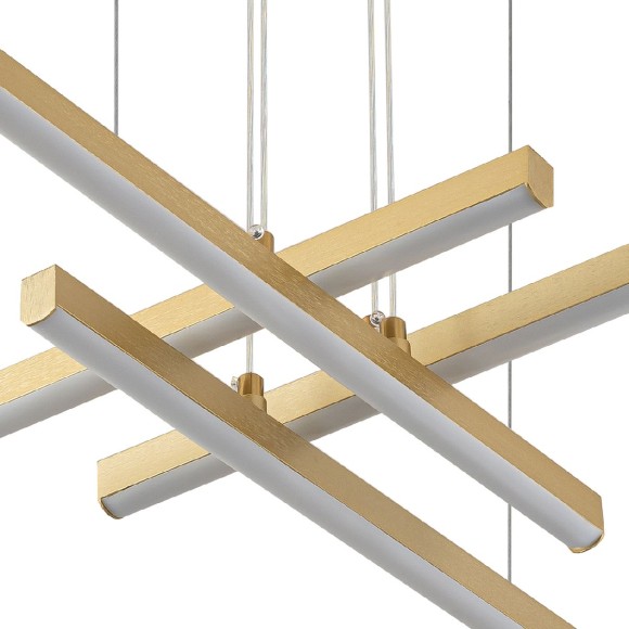 Подвесная светодиодная люстра с пультом управления Indigo Paralleli V000086L