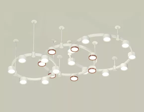 Комплект подвесного светильника Ambrella Light Techno Ring XR92212200 (A9221, A9226, C9241, C9232, C9236, C9231, N8126, N8112)