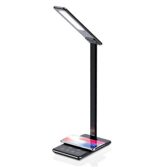 Настольная лампа с беспроводной зарядкой и USB портом Ambrella Light Desk DE582