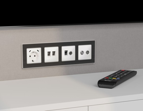 Комплект механизма электрической розетки 2USB С+C 20W с/з на винтовых зажимах 16A-250V Alfa Белый матовый Quant Ambrella Volt MA130510 (AP1305, VM165)