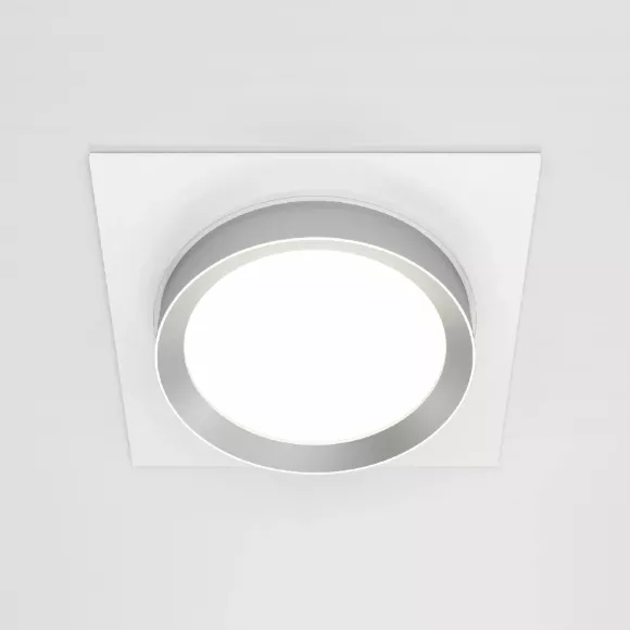 Встраиваемый светильник Maytoni Technical Hoop DL086-GX53-SQ-WS Встраиваемый светильник Maytoni Technical Hoop DL086-GX53-SQ-WS