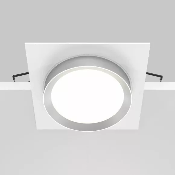 Встраиваемый светильник Maytoni Technical Hoop DL086-GX53-SQ-WS Встраиваемый светильник Maytoni Technical Hoop DL086-GX53-SQ-WS