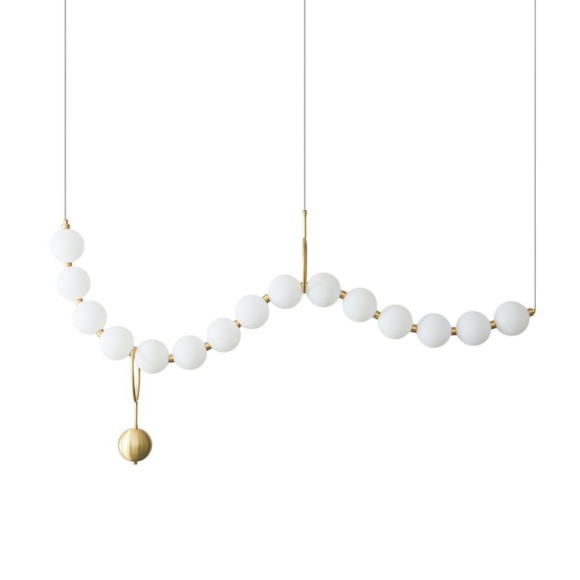 Подвесная светодиодная люстра Delight Collection 10222P/15 gold