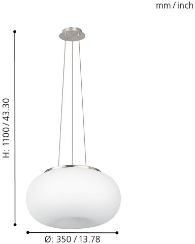 Подвесной светильник Eglo Optica 86814