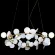 Подвесная люстра Loft IT Matisse 10008/1050 white, Золото, Белый, Металл