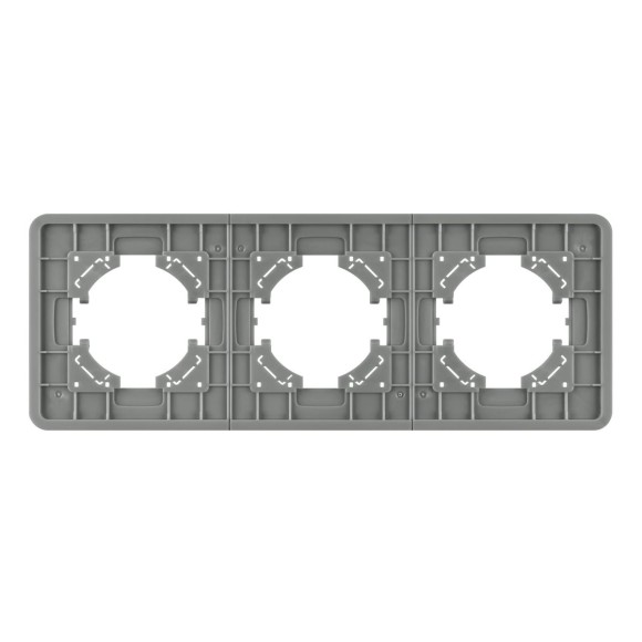 Рамка на 3 поста стеклянная Arlight FRM-OMALI-SFGS-3-GR 049714