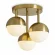 Потолочная люстра Freya Polli FR5449CL-03G, Золото, Белый, Металл