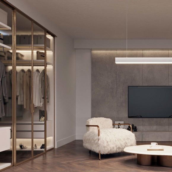 Алюминиевый профиль Arlight LINE-2315-F-2000 ANOD 044268