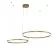 Подвесная люстра Indigo Galass 14001/2P Gold V000011L, 3000, 5700