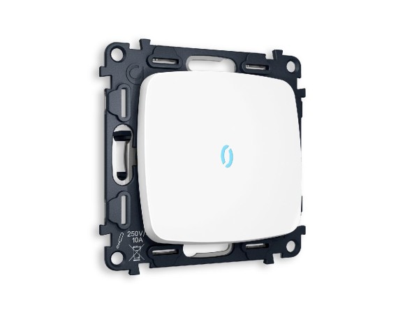 Комплект механизма 1-кл выключателя с подсветкой Ambrella Volt Omega MO122020