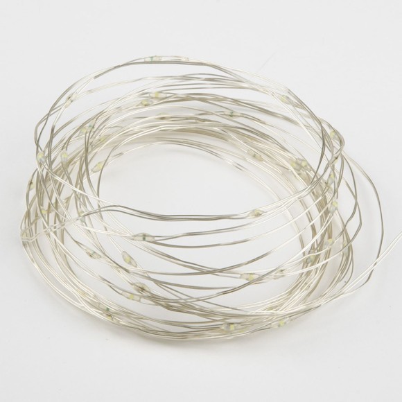 Гирлянда Uniel ULD-S0500-050/SCB/2AA ICE BLUE IP20 DEW UL-00010899